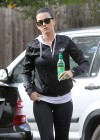 Katy Perry at spinning class & out for a hike in LA